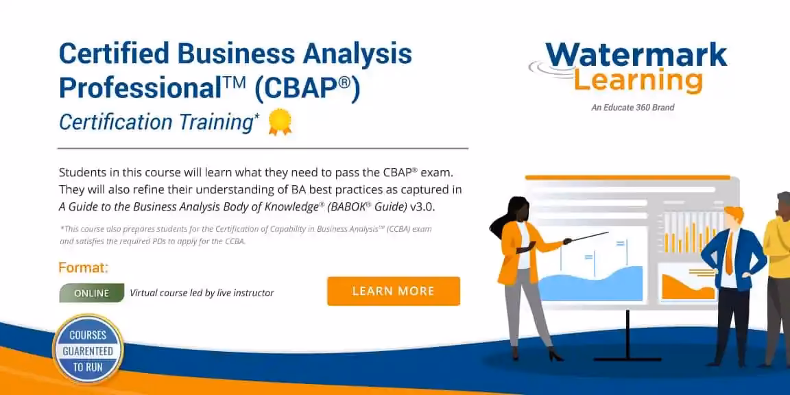Why should you get a CBAP certification online?