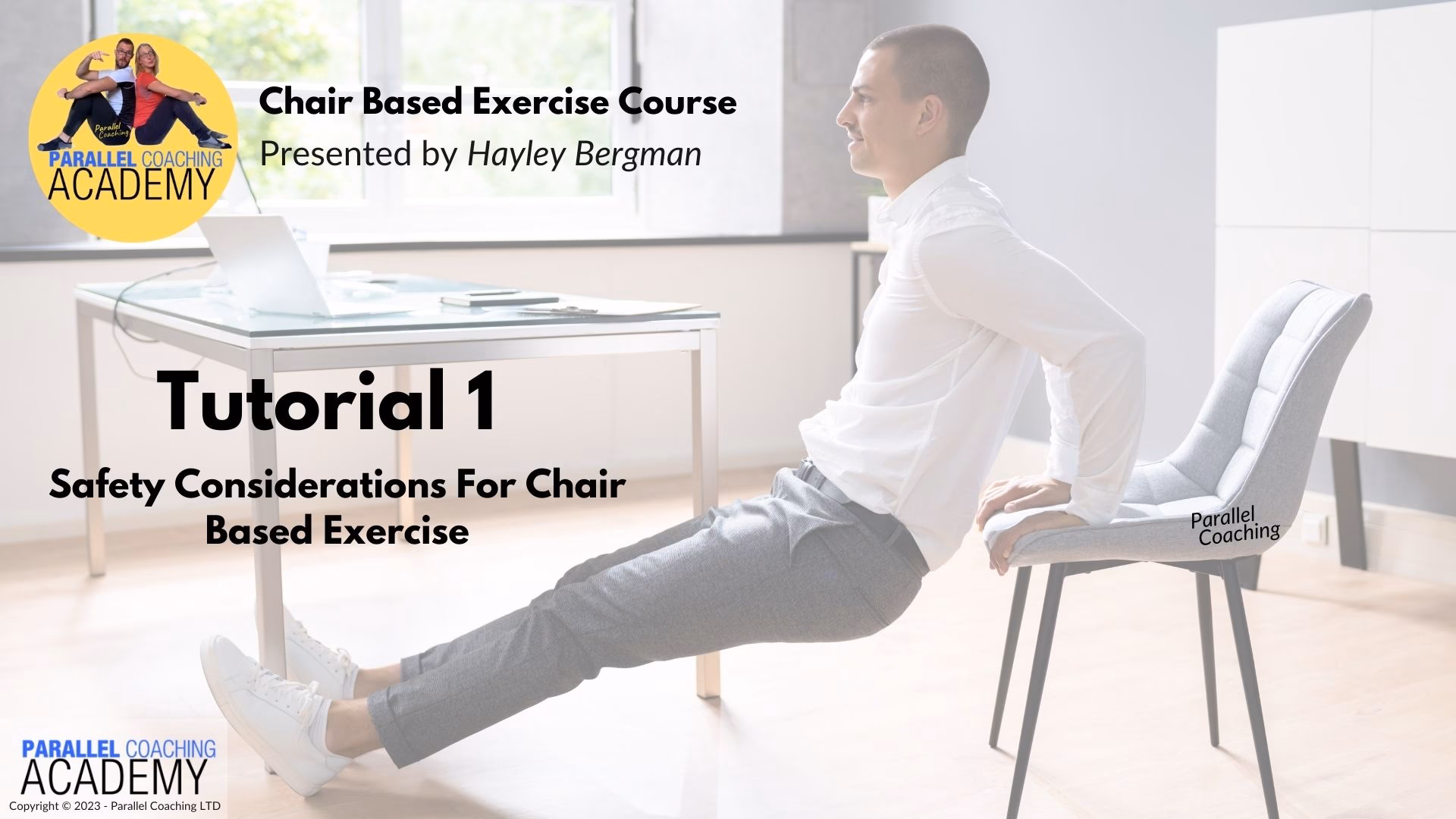 What is a chair-based exercise course?