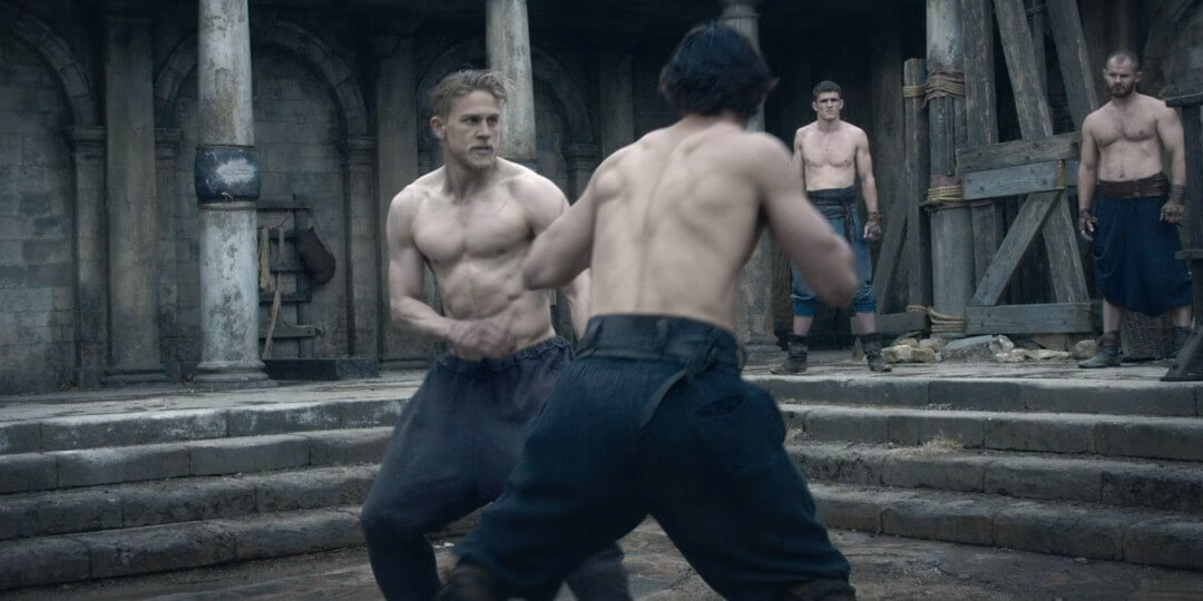 How did Charlie Hunnam train?