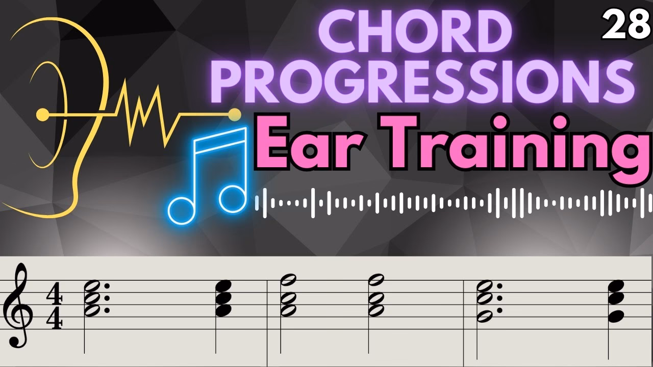 What is a chord progression exercise?