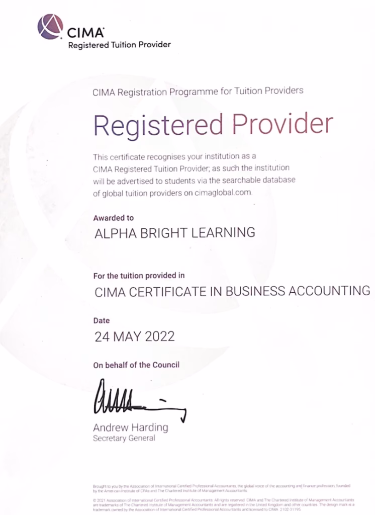 What is a CIMA Professional Qualification?