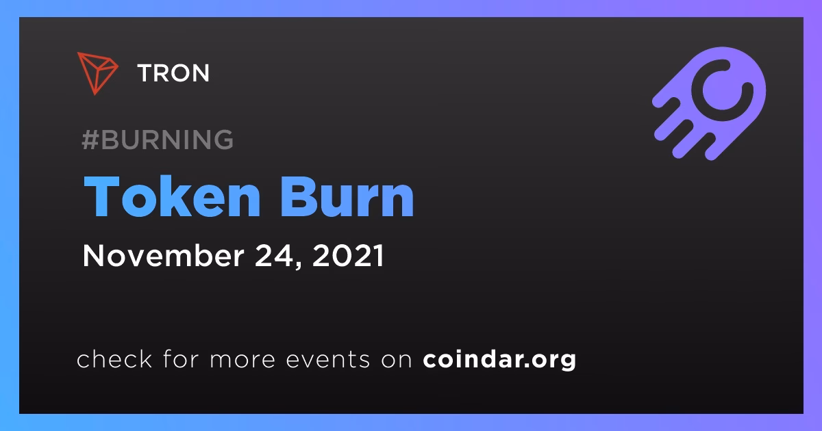 Why did Tor Burn 10 million tokens?