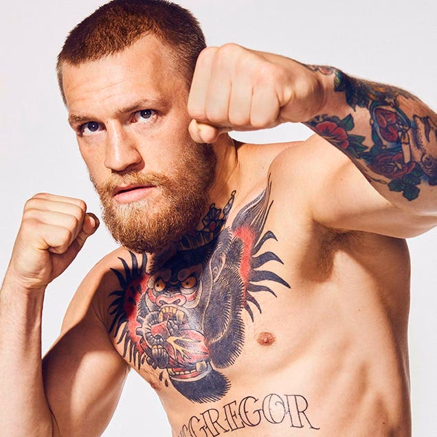 Does Conor McGregor eat protein after a workout?
