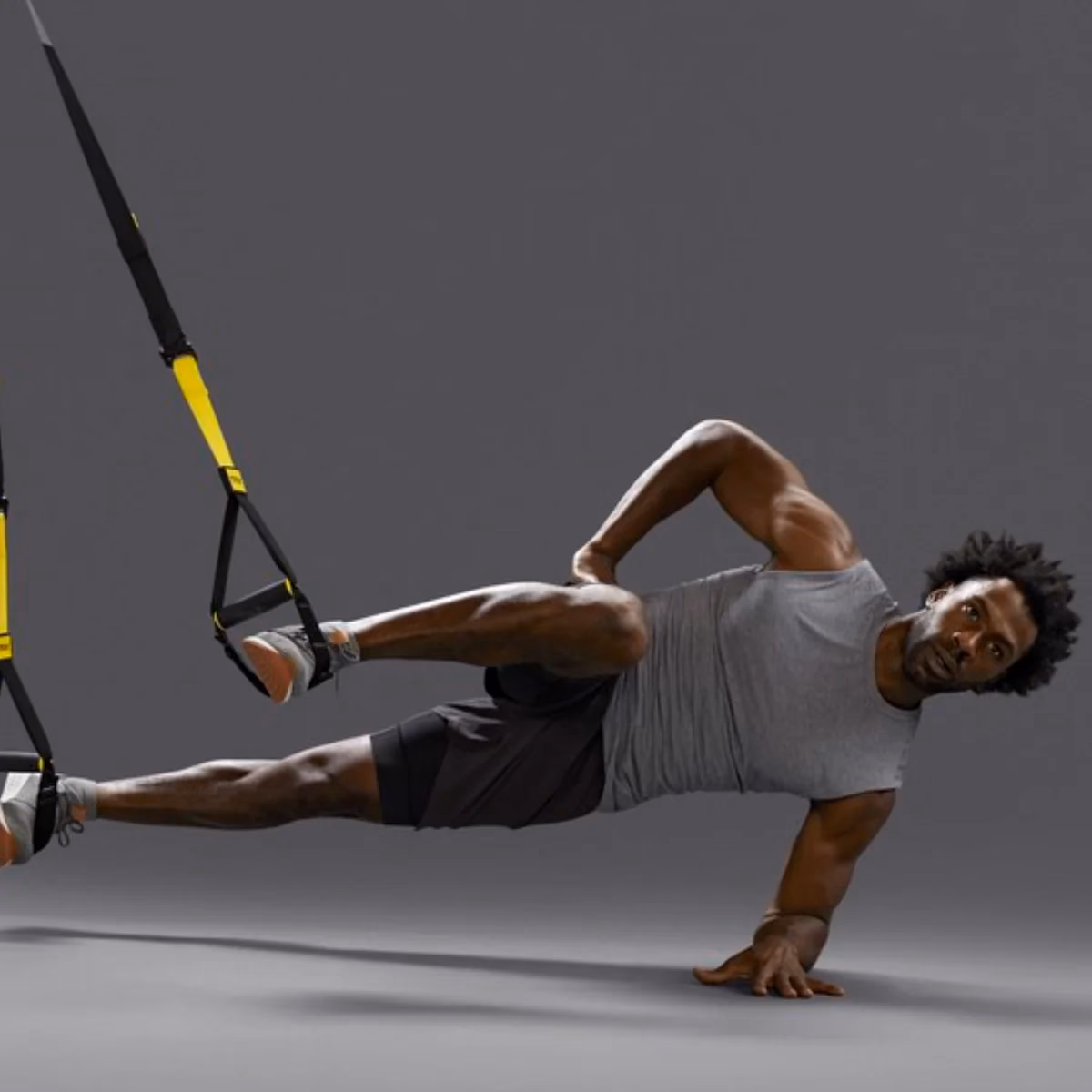 How do you do a TRX side plank?