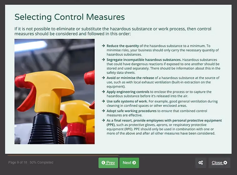 Why do cleaners need COSHH training?