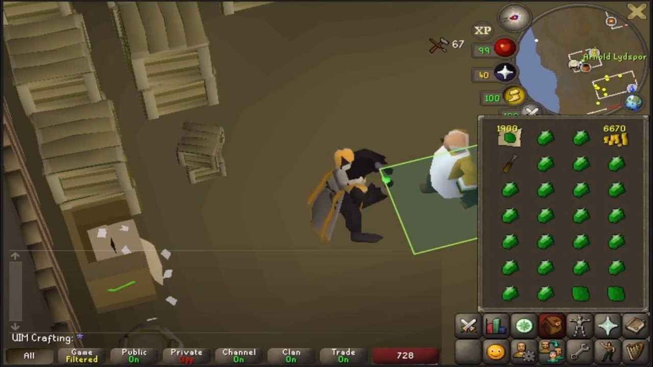 Is there a way to train crafting?