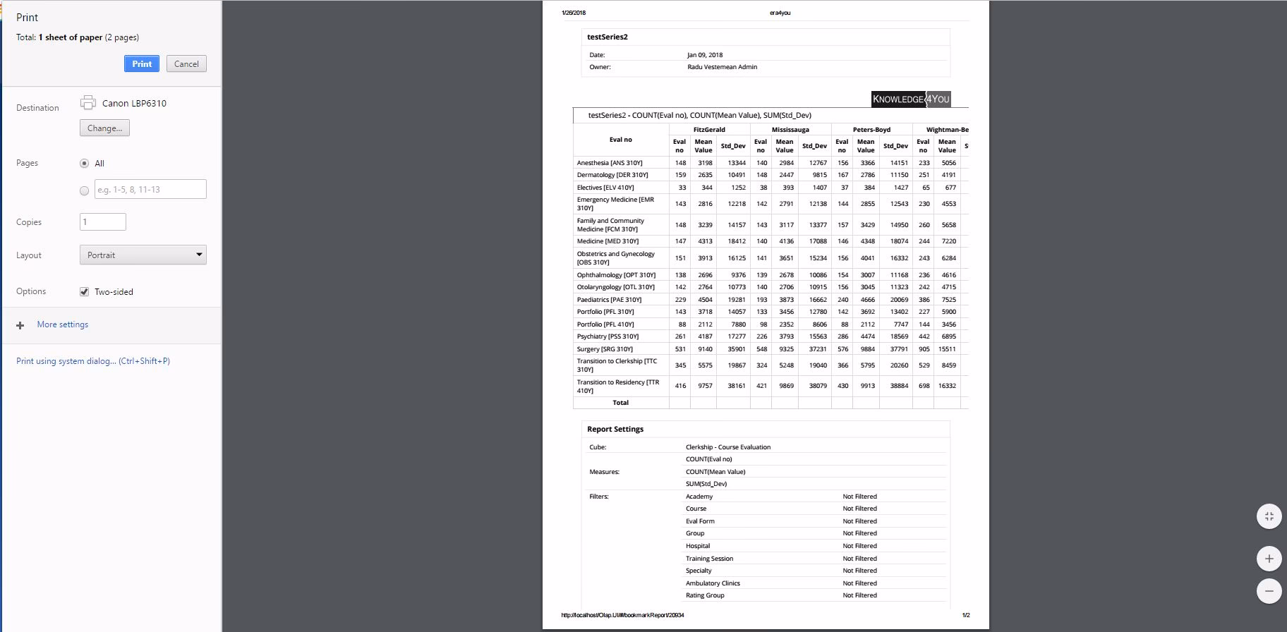 How to control print style CSS?