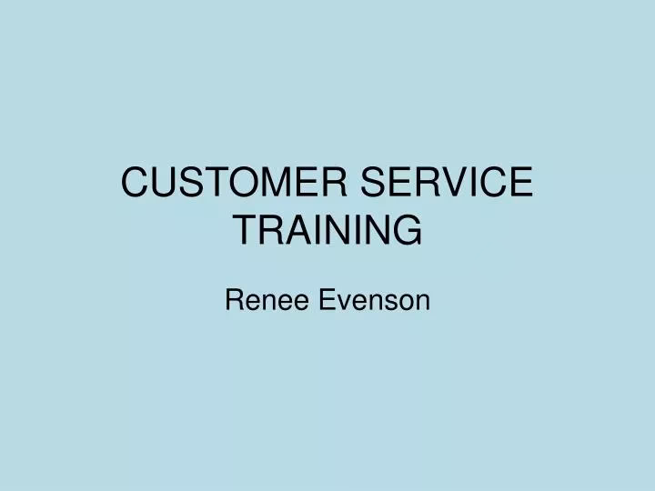 What is the importance of customer service in a PowerPoint deck?