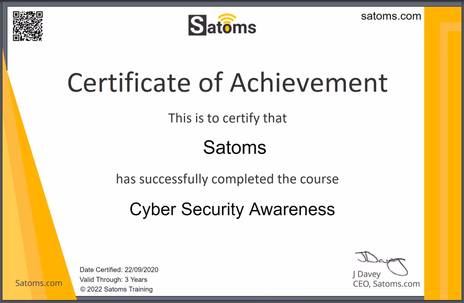 What is Amazon cybersecurity training?