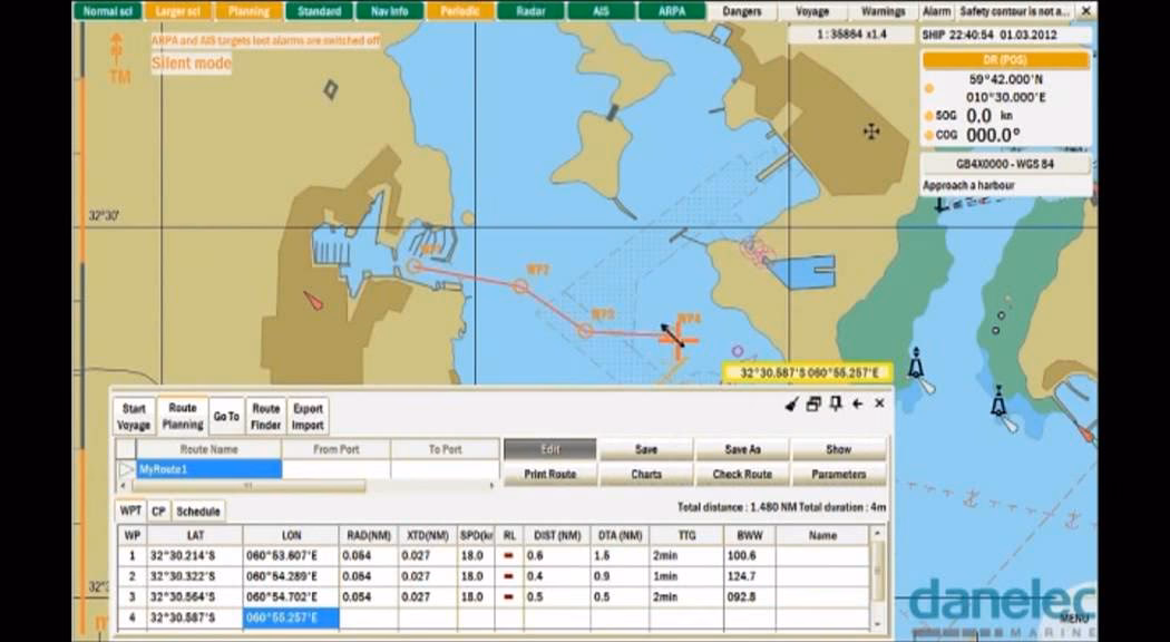 What is danelec marine ECDIS training?