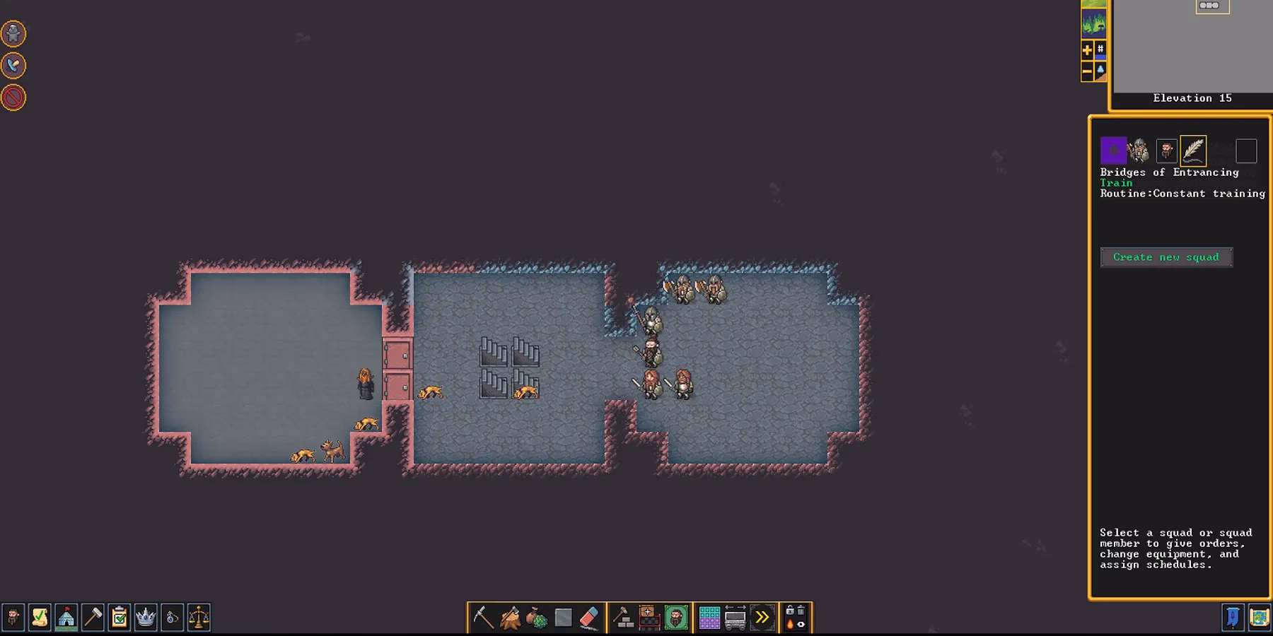 How do I train a squad?