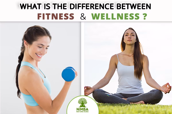 What is the difference between fitness and wellness?