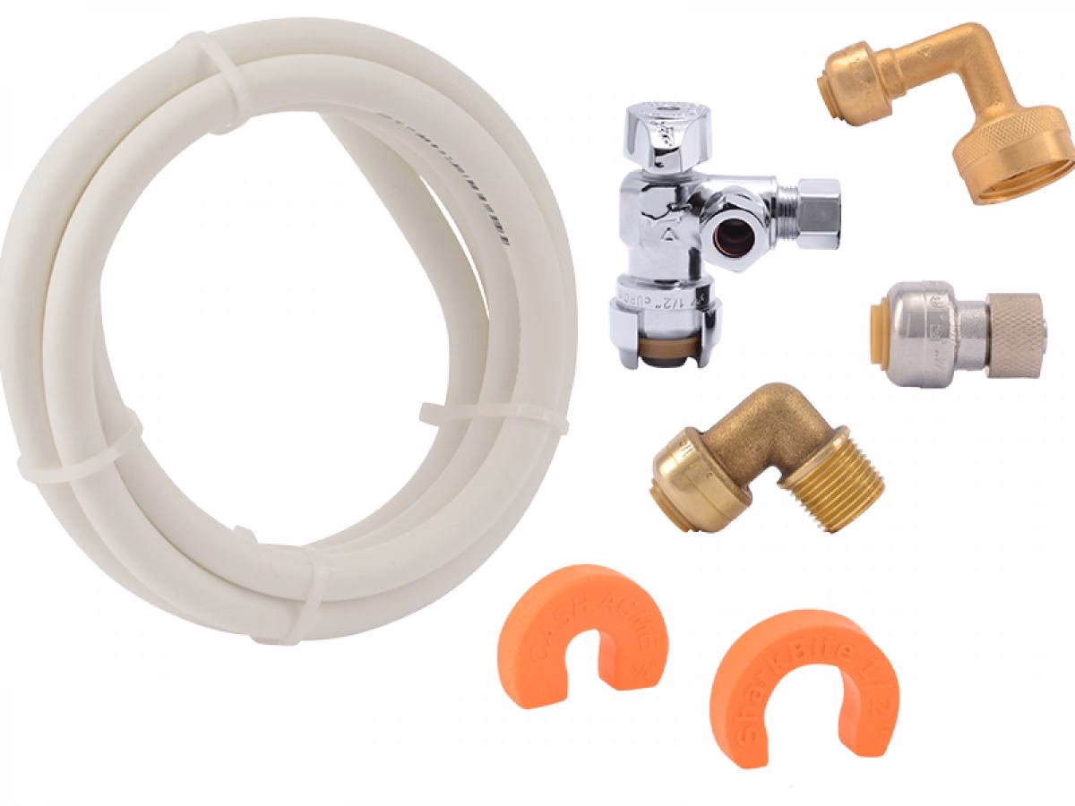 How do you connect a dishwasher to a water supply?