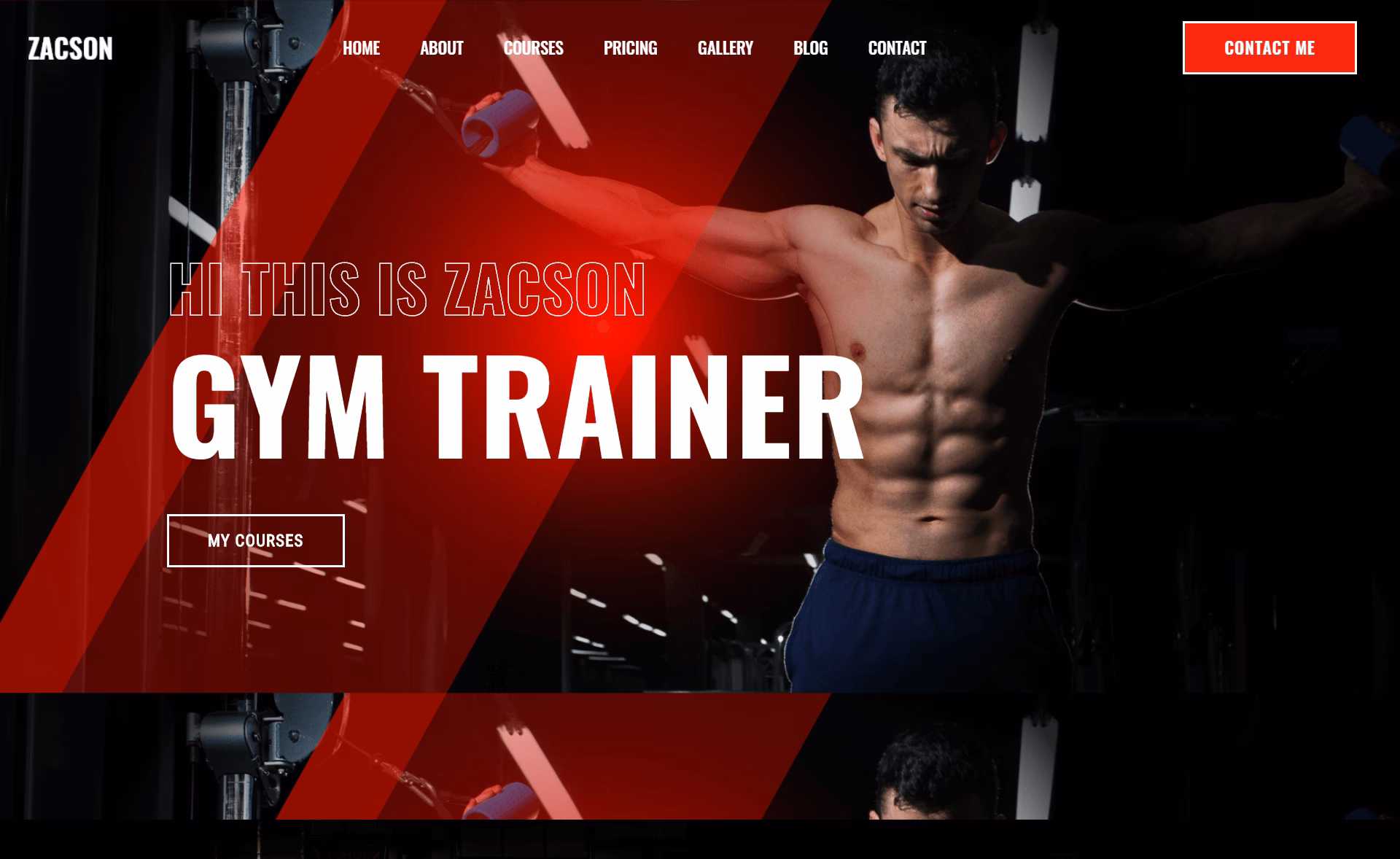 What is free fitness responsive website theme?