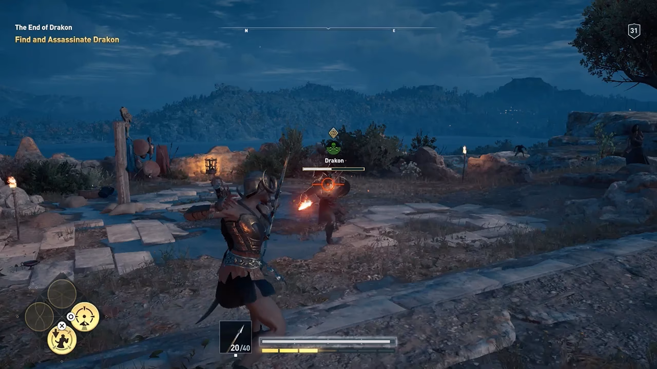 What happens after Drakon is defeated in Assassin's Creed Odyssey?