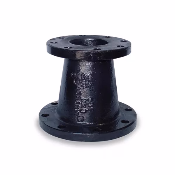 Which flange fittings are made of ductile cast iron?