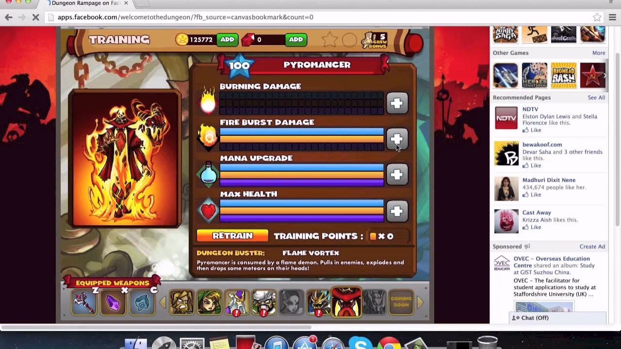 How do I Supercharge my dungeon rampage experience?