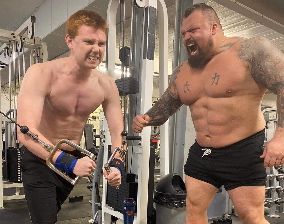 What is Eddie Hall's workout routine?
