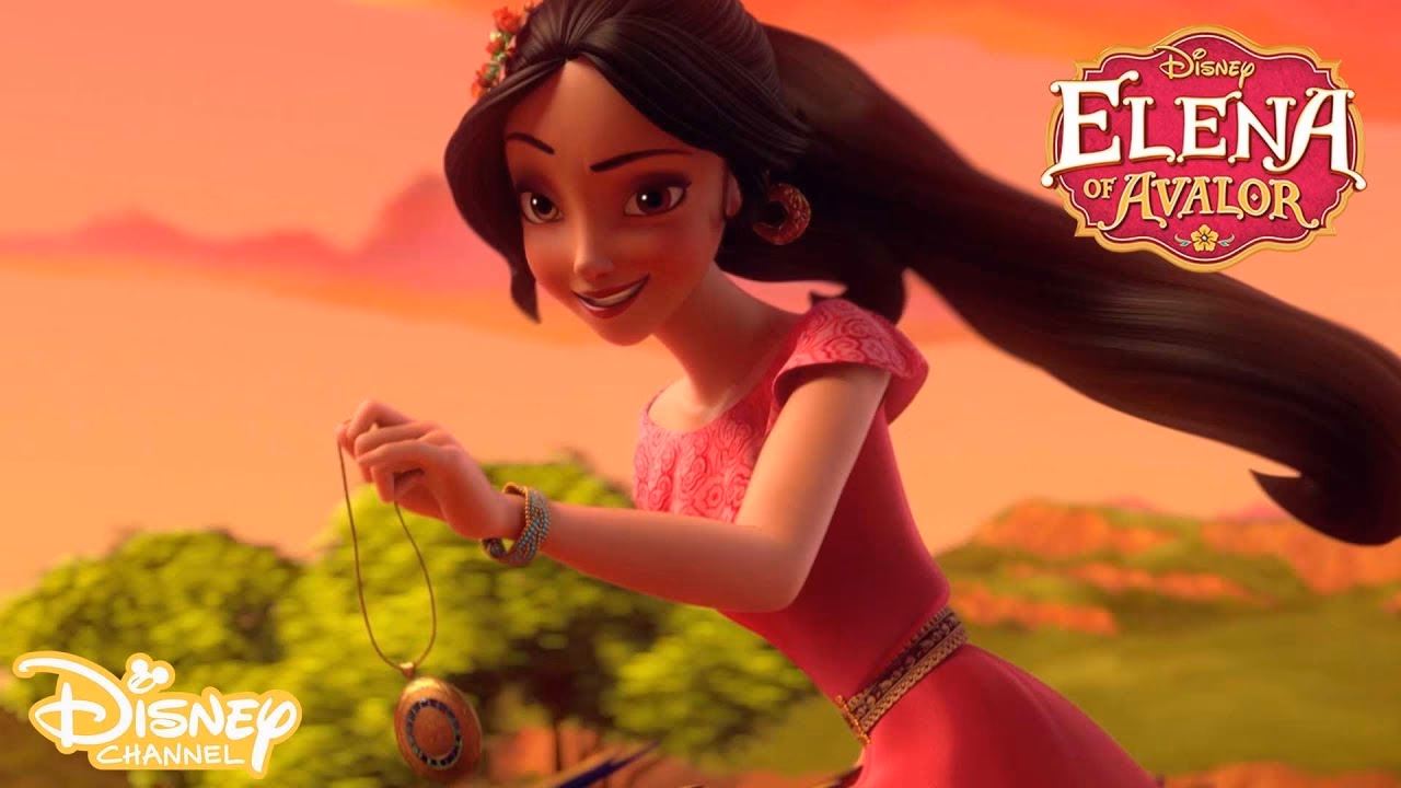 How does Elena learn to master her magic scepter?