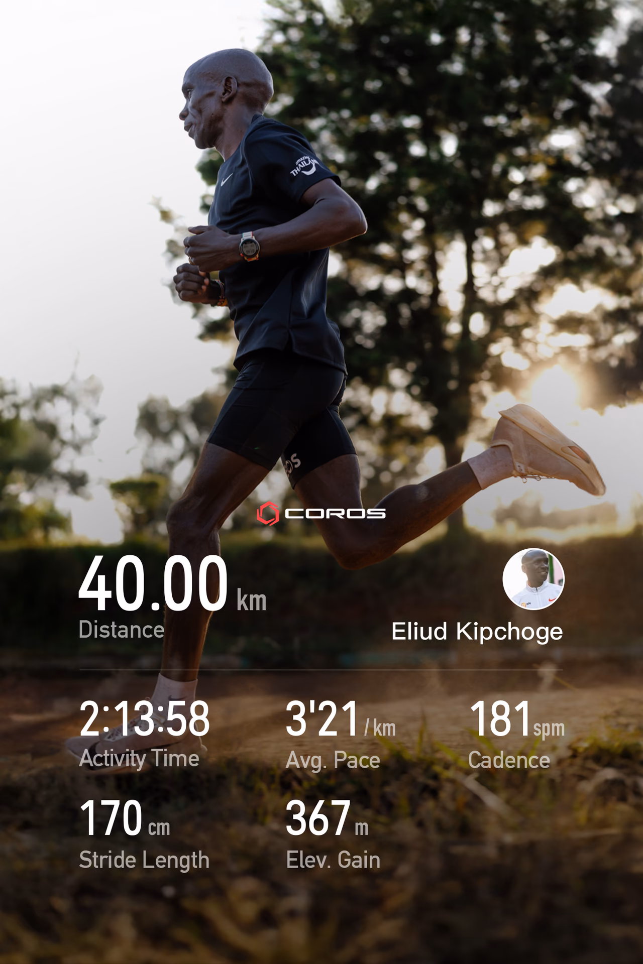 How does Kipchoge train?