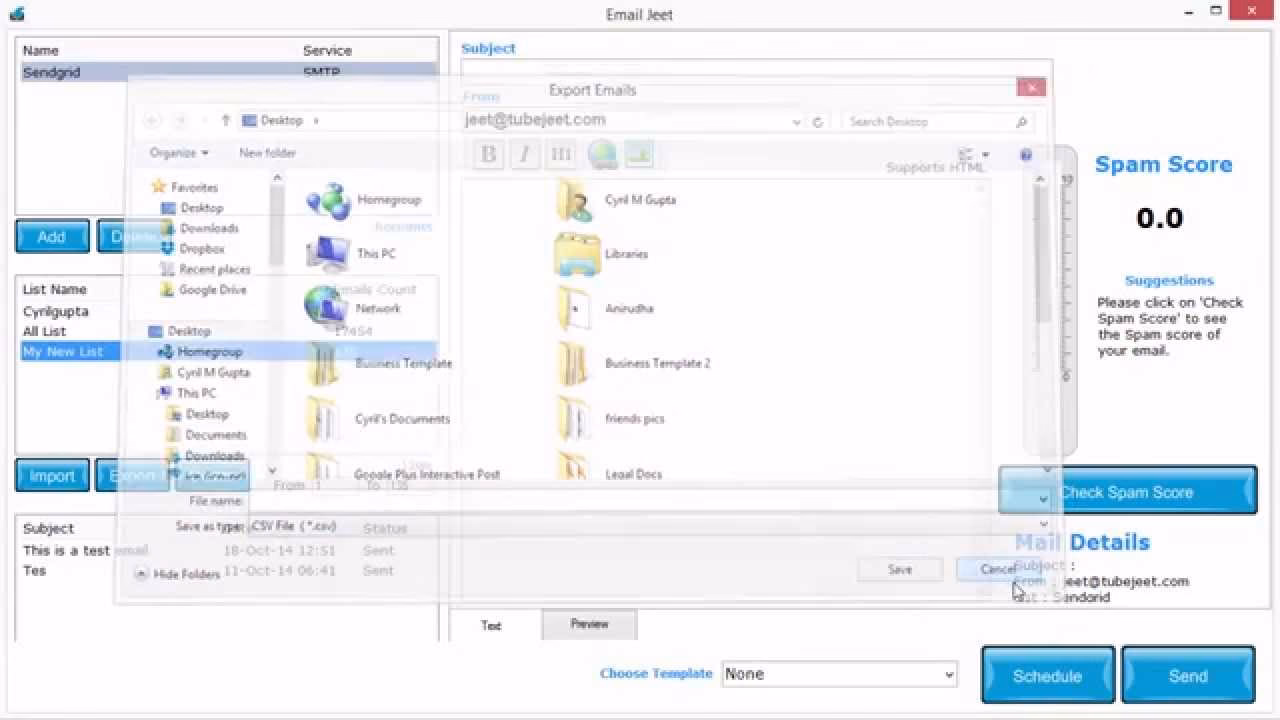 How to create a list using optin Jeet?