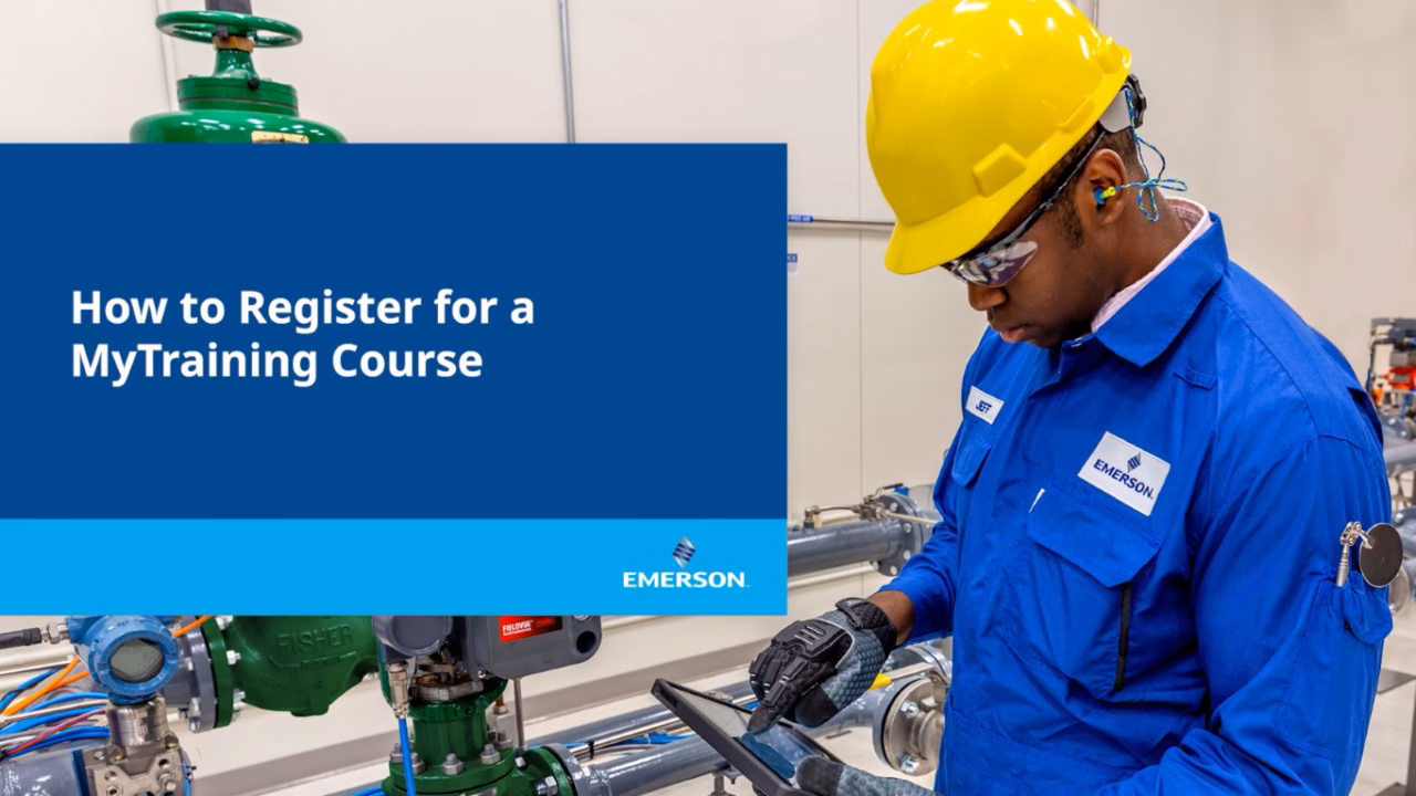 What training options does Emerson offer?