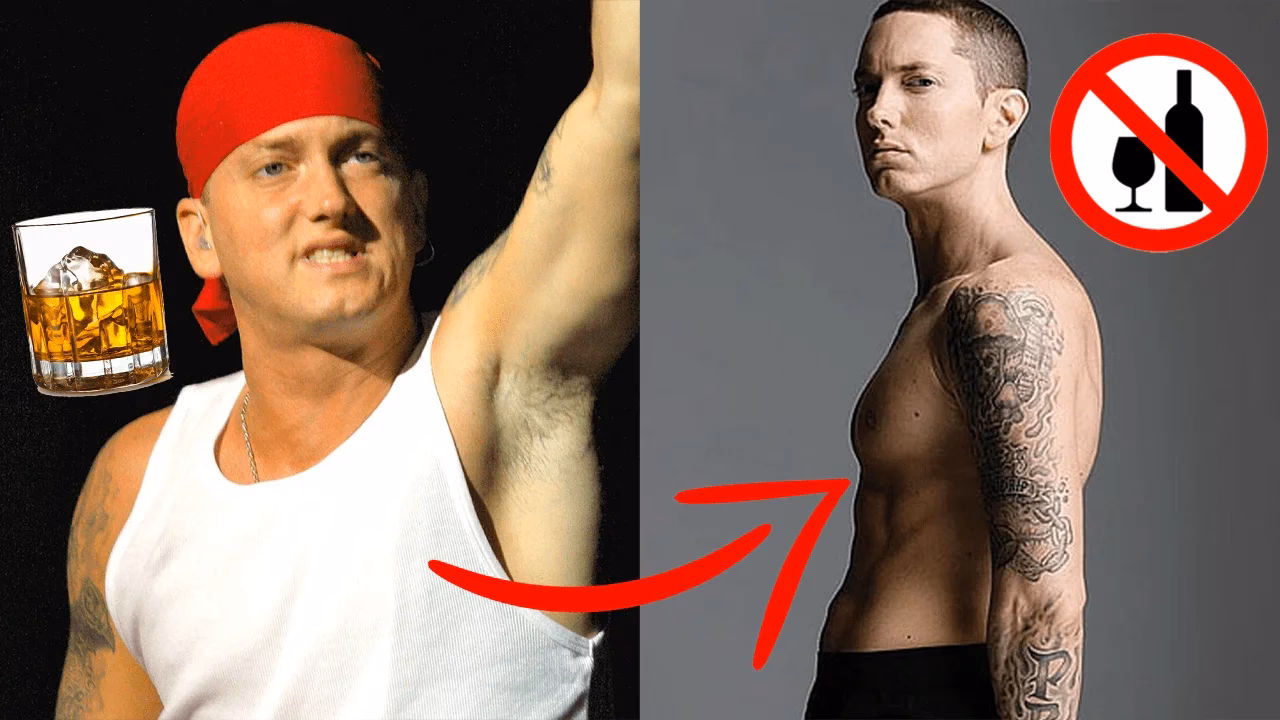 How often does Eminem go to the gym?
