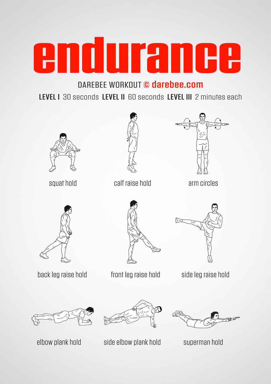 What is endurance training?