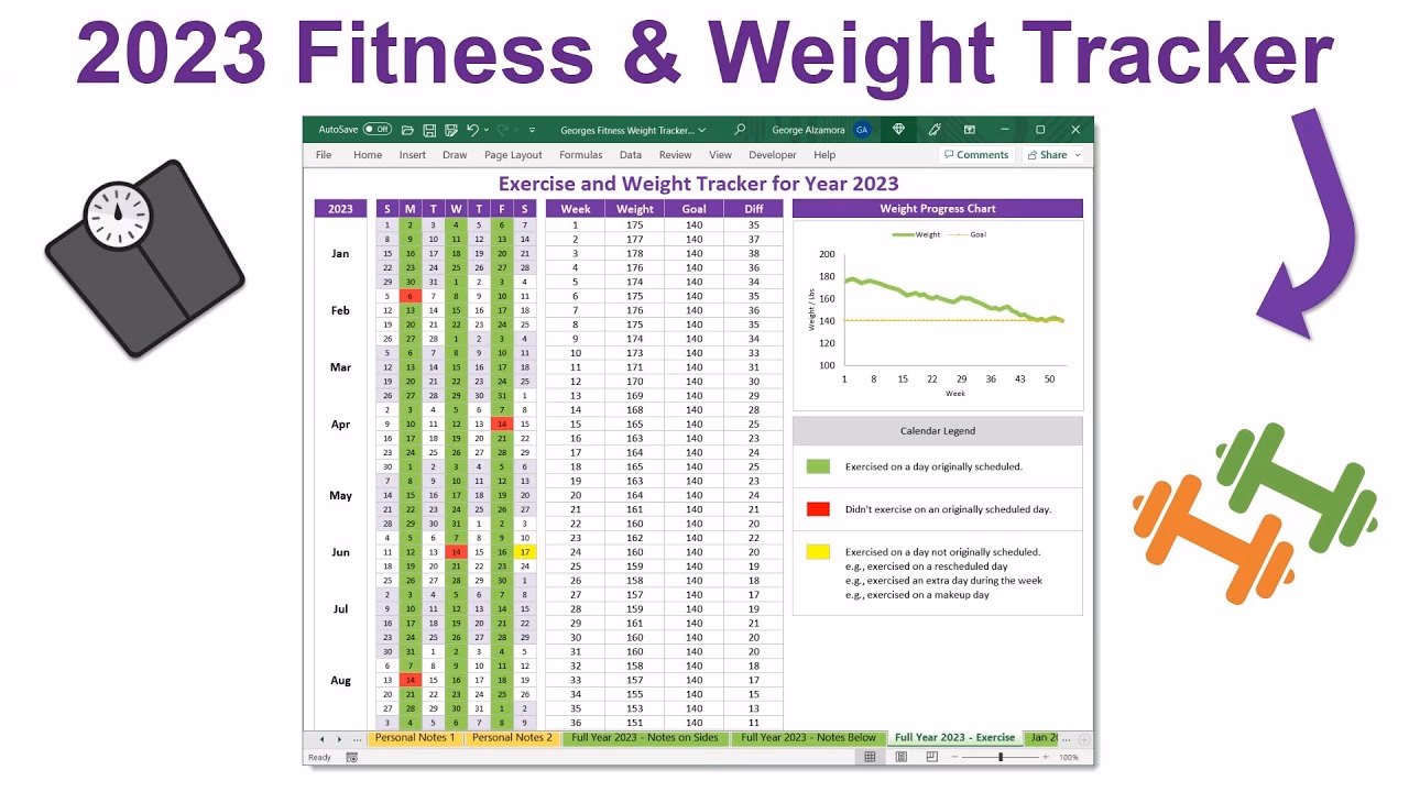 Why should you use Excel for a workout tracker?