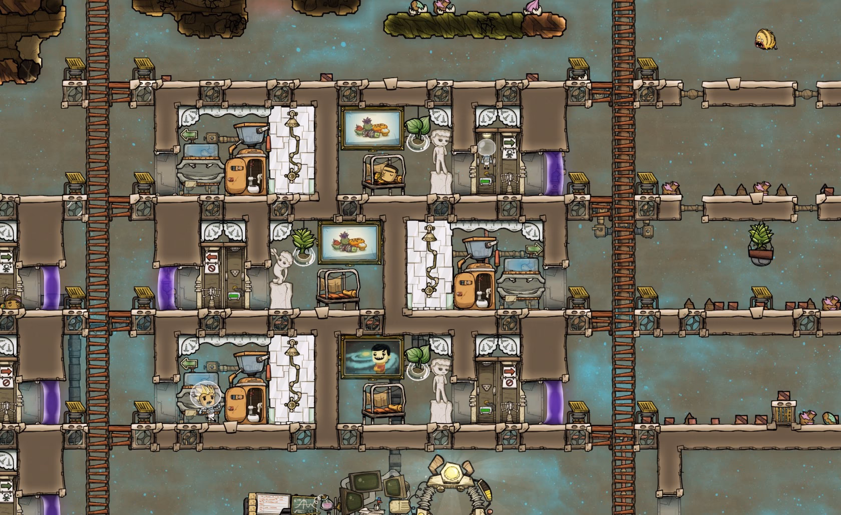 What happens if a dupe gains the exosuit training skill?