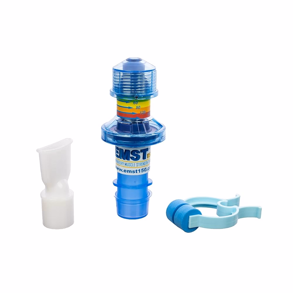 What is respiratory muscle strength training (EMST)?