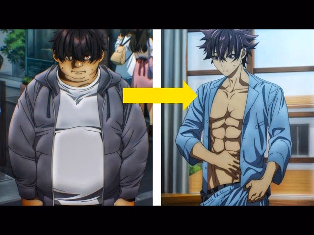 How do anime characters lose weight?