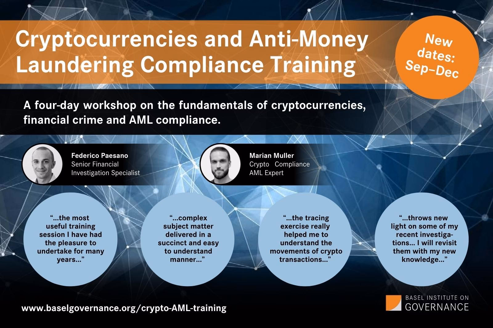What are financial crime training courses?