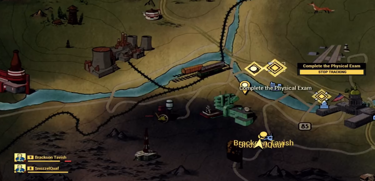 What is the fire breathers exam in Fallout 76?