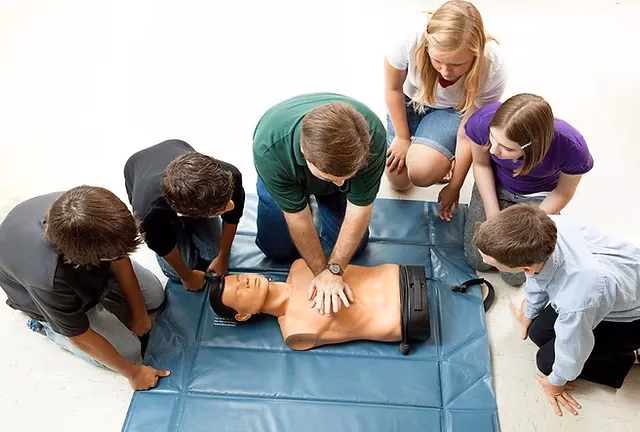 Where is first aid training located?