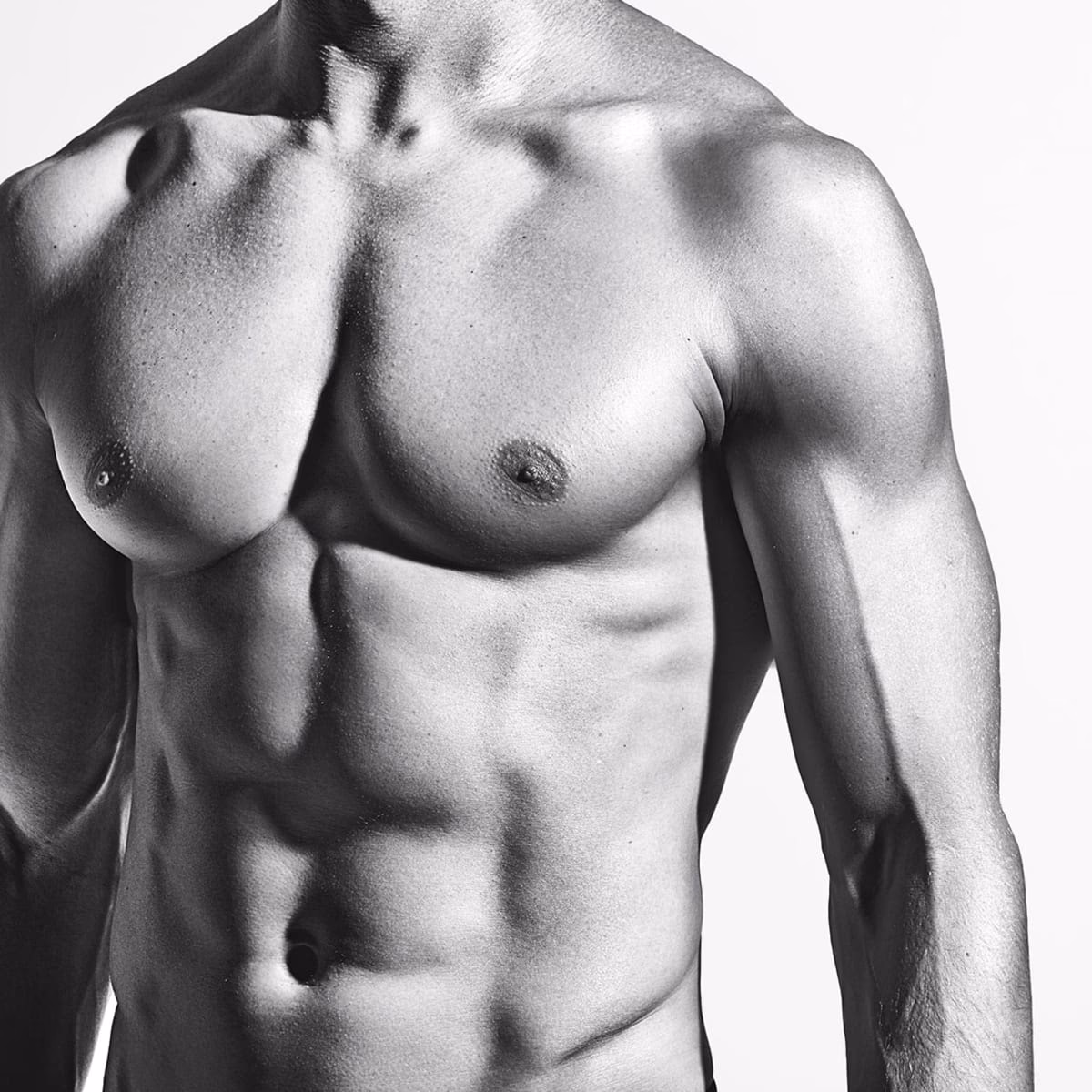 How many professional muscular male torso photos are there?