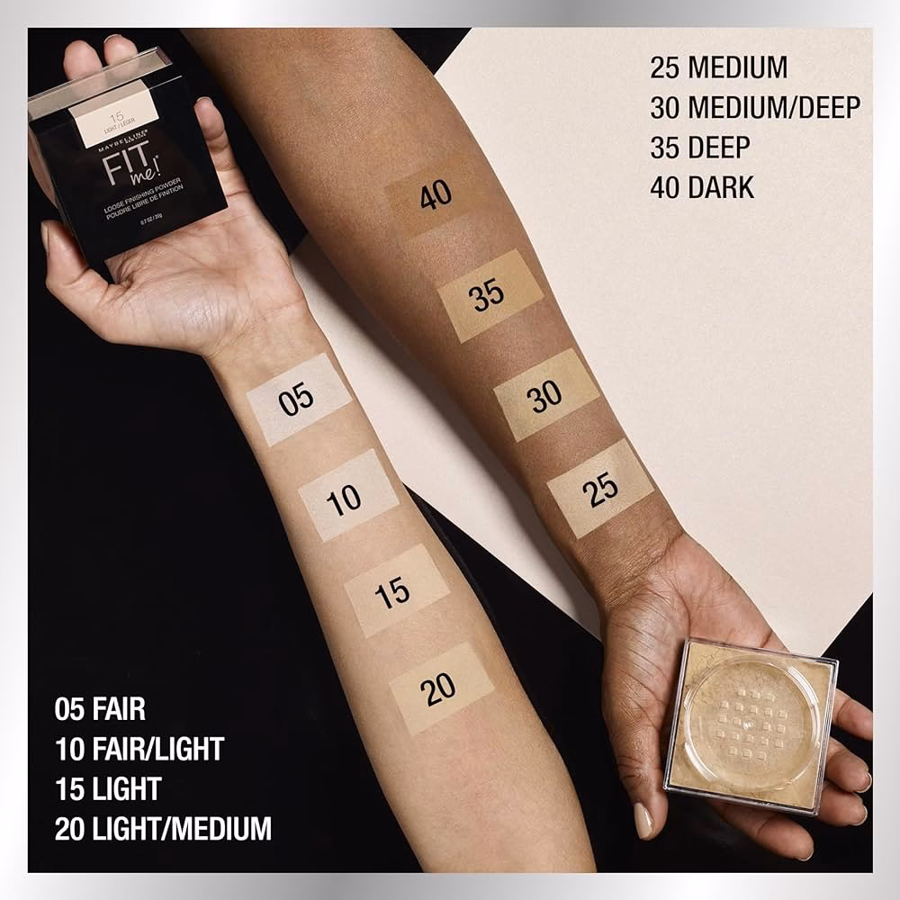 How do you use fit me loose powder?