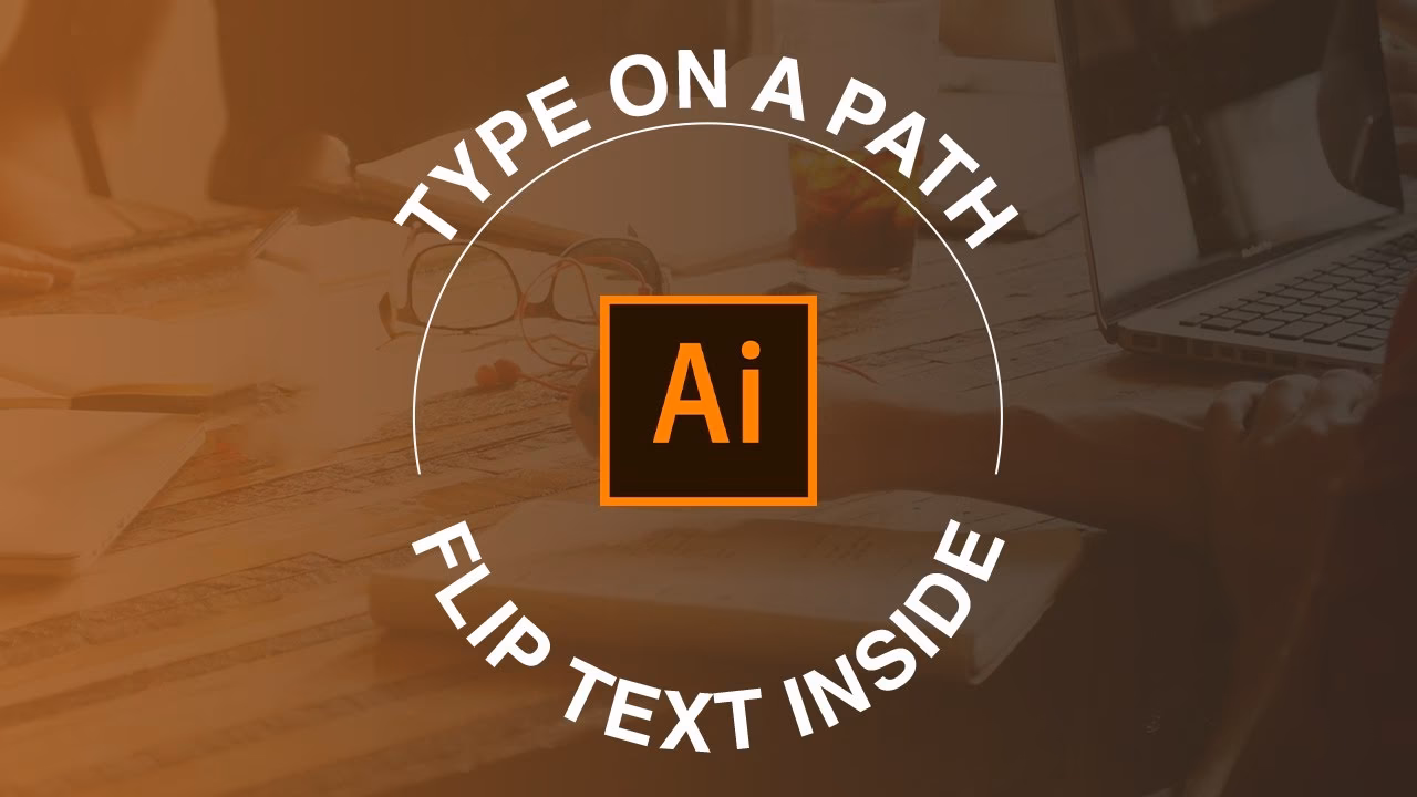 How to use type on a path in illustrator?