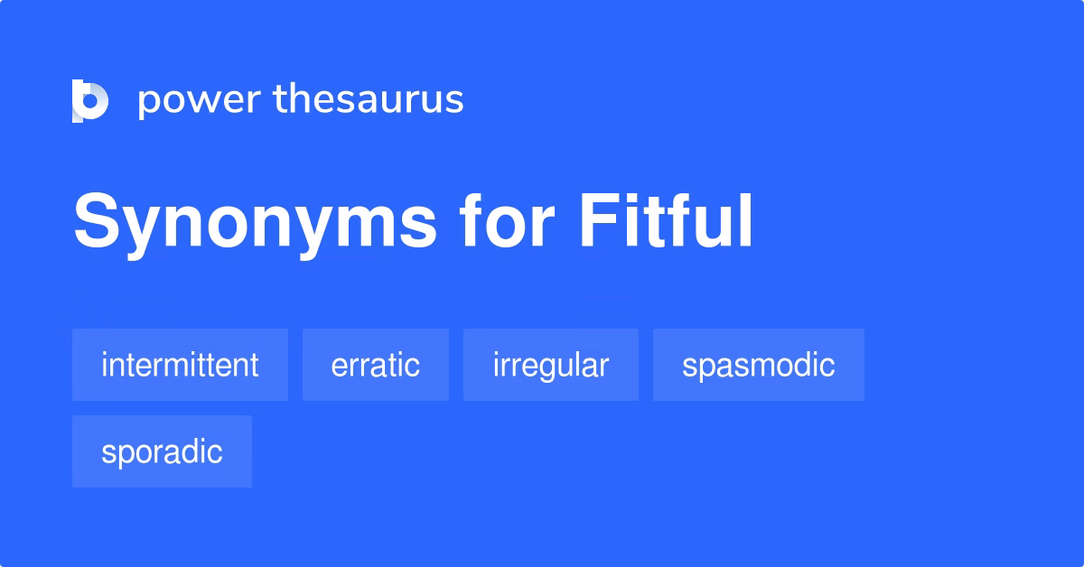 What is fitful etymology?