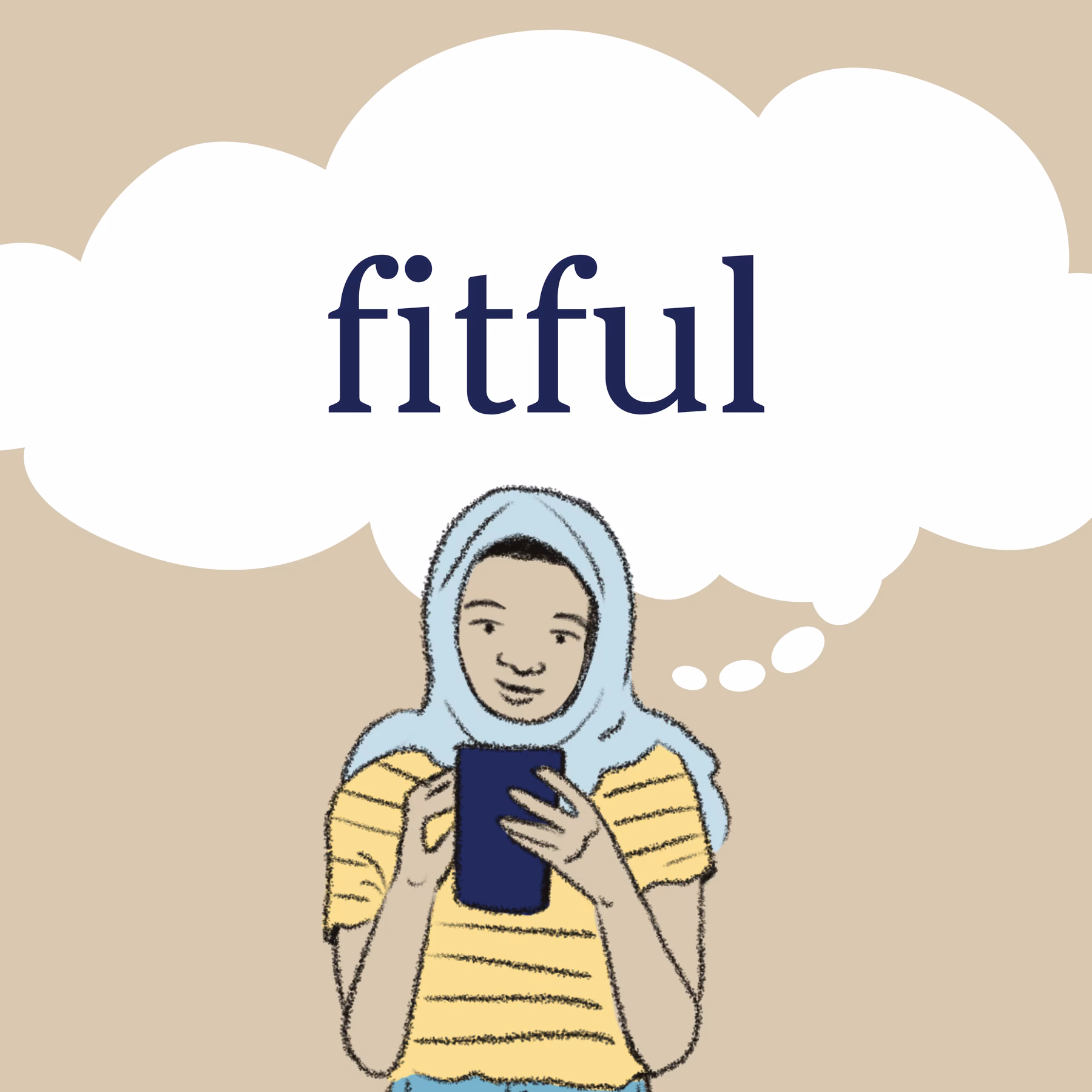 What is the difference between fitful and convulsive?