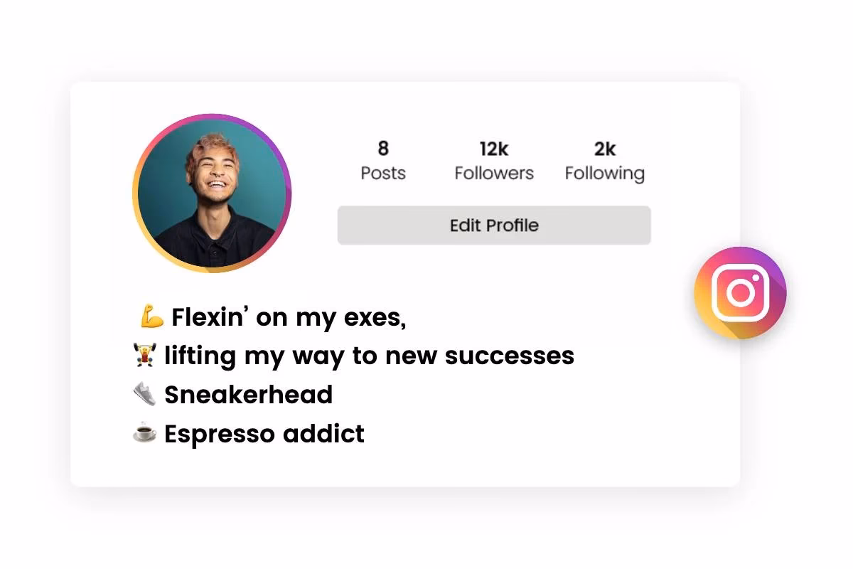 What is a fitness Instagram bio?
