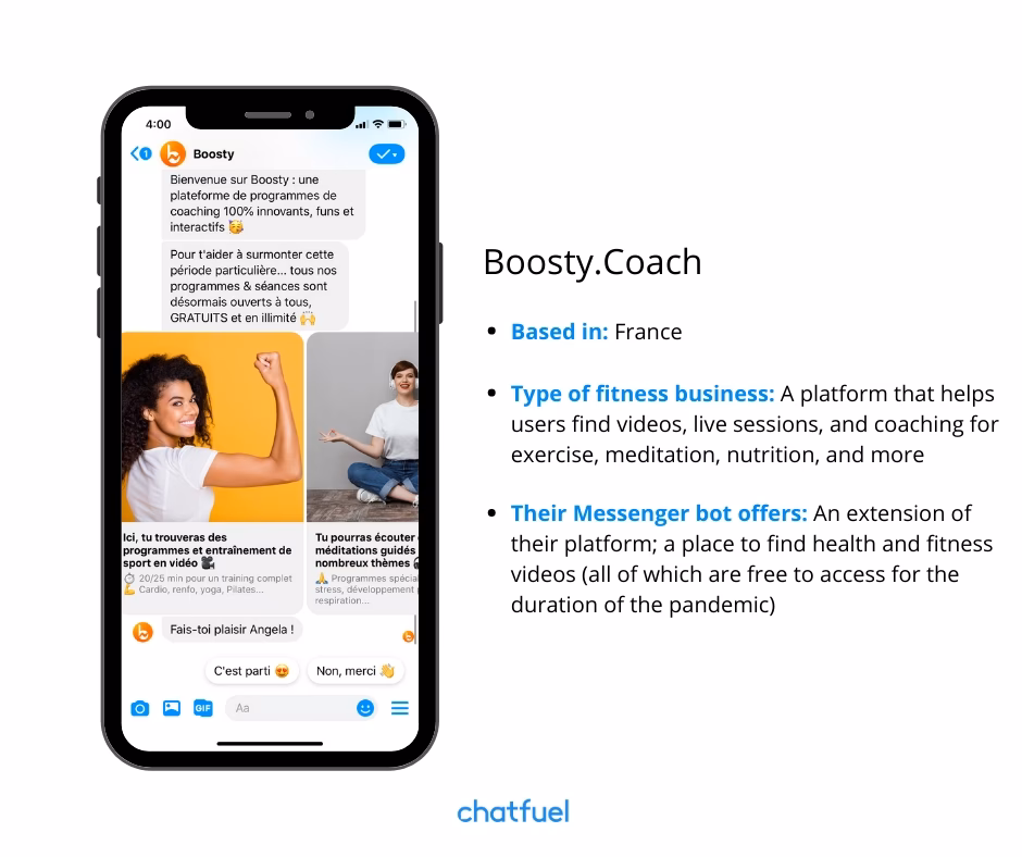 What is a fitness chatbot?