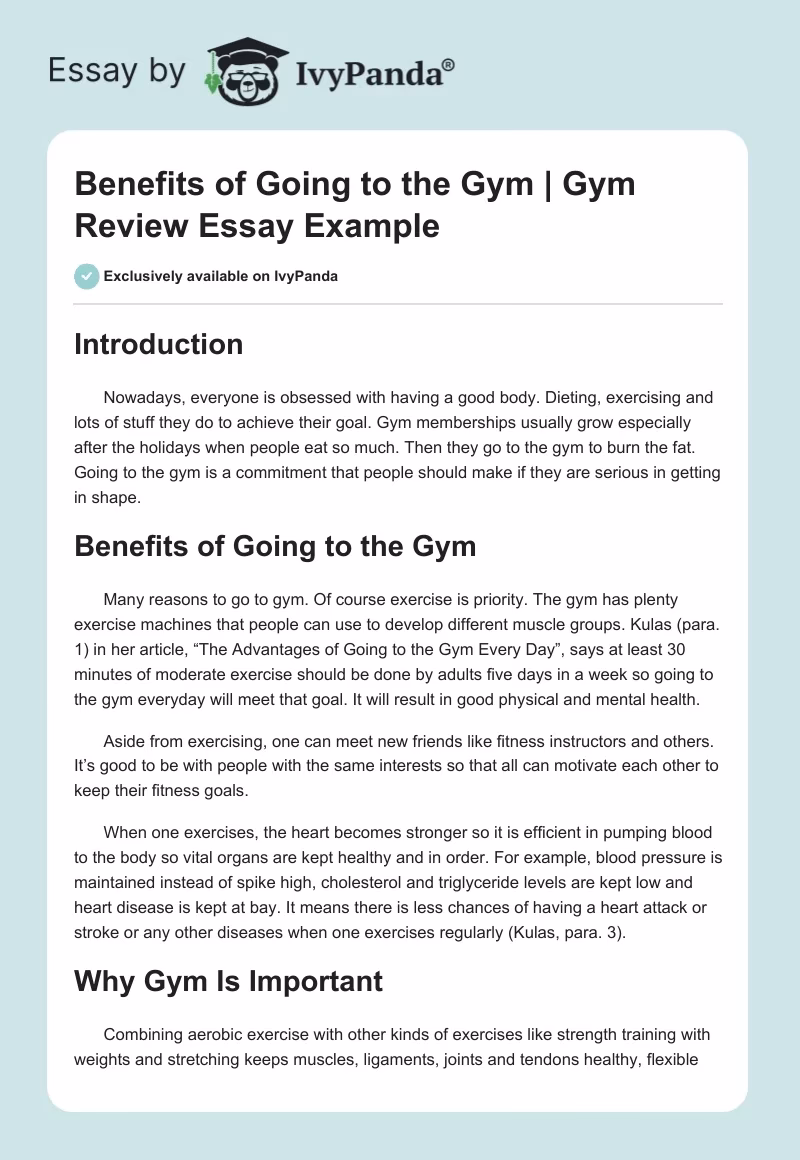 How many fitness essay topics are there?