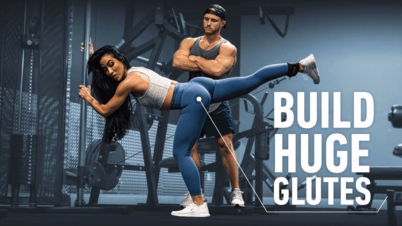 What muscles does a glute kickback work?