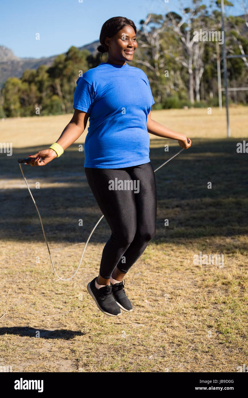 What is a female athlete doing in Old Gym?