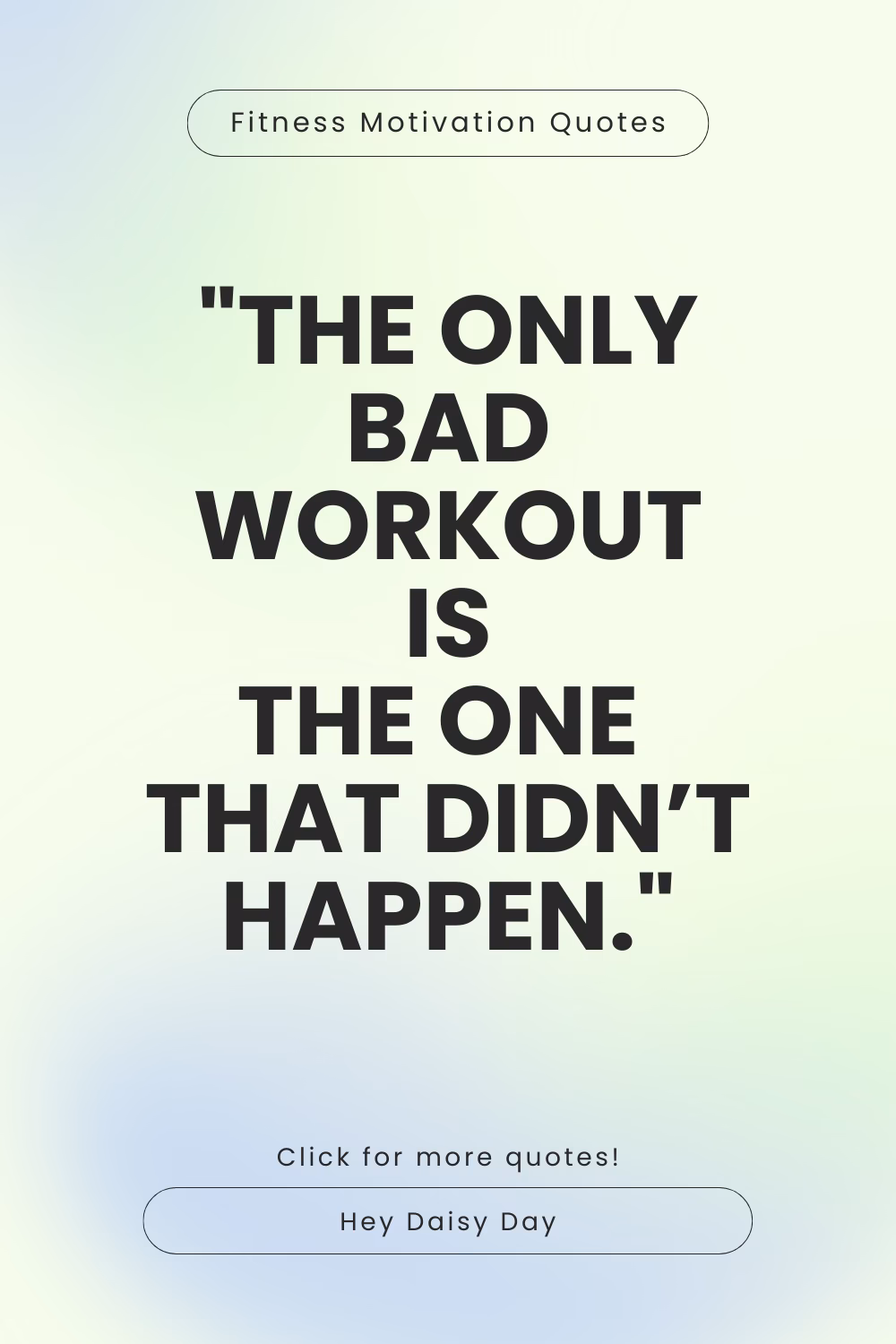 What does a fitness quote mean?