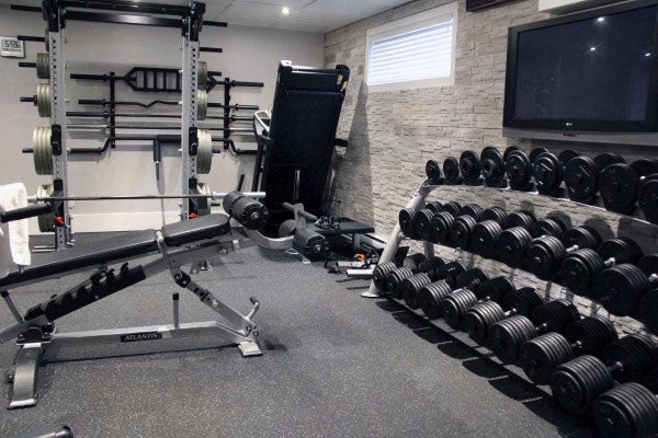 Is foam a good floor for a home gym?