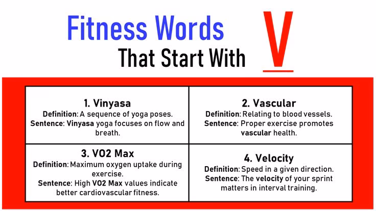 What exercises start with the letter V?