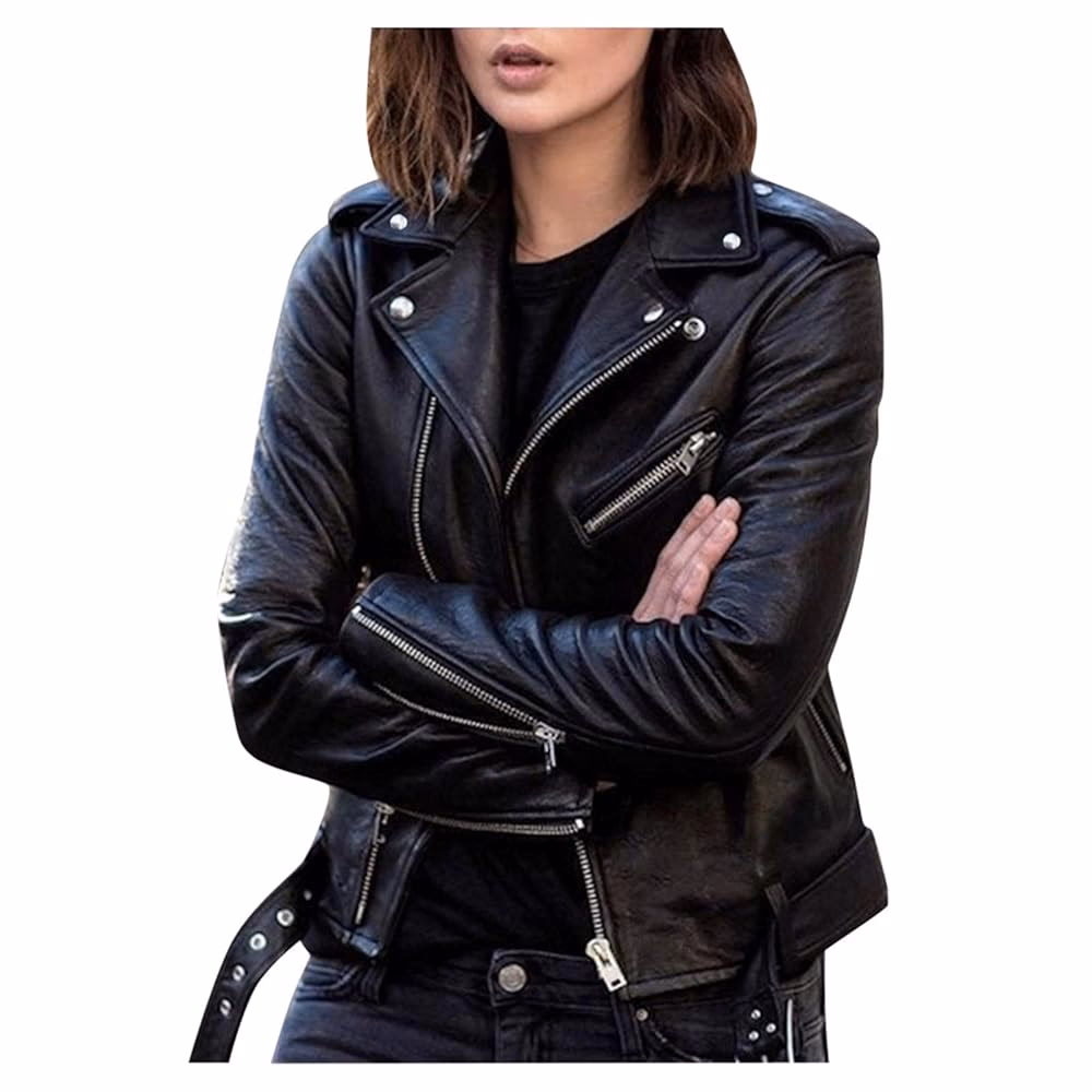 What to wear with a black leather jacket?
