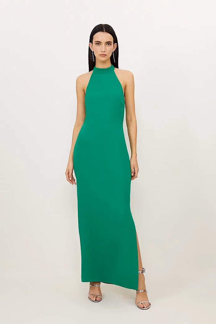 What is a halter-neck dress?